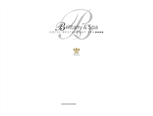 Tablet Screenshot of hotel-brittany.com